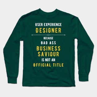 User Experience Design Long Sleeve T-Shirt